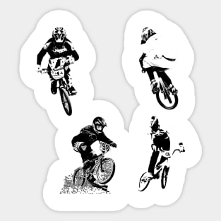 bmx rad race racing Sticker